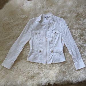 White House Black Market White Coat